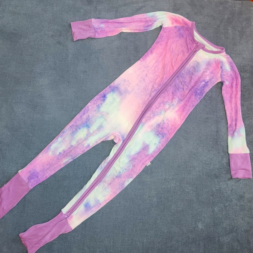 Little Sleepies Purple Tye Dye 2T